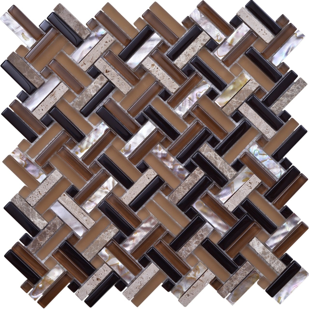 What materials are in the Turtle Bay Basketweave?