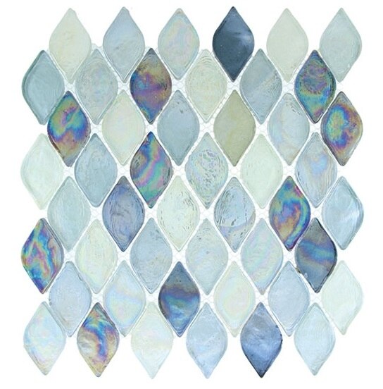 What's the coverage area of one Atlantis Glass tile sheet?