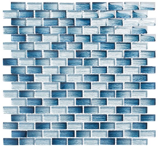 Can the Metro Series Glass Mosaic Tile mini brick Antoinette Blue be cut into borders?